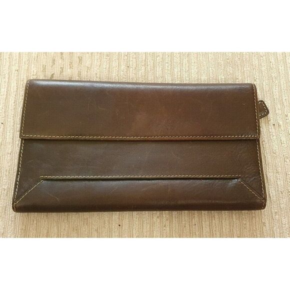 TUSK BROWN LEATHER WALLET - Picture 2 of 9